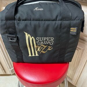 SUPER GRUPO MAZZ 14”w x 12”h x 6”d COOLER WITH DURABLE LINER MEMORABILIA “MARIO”